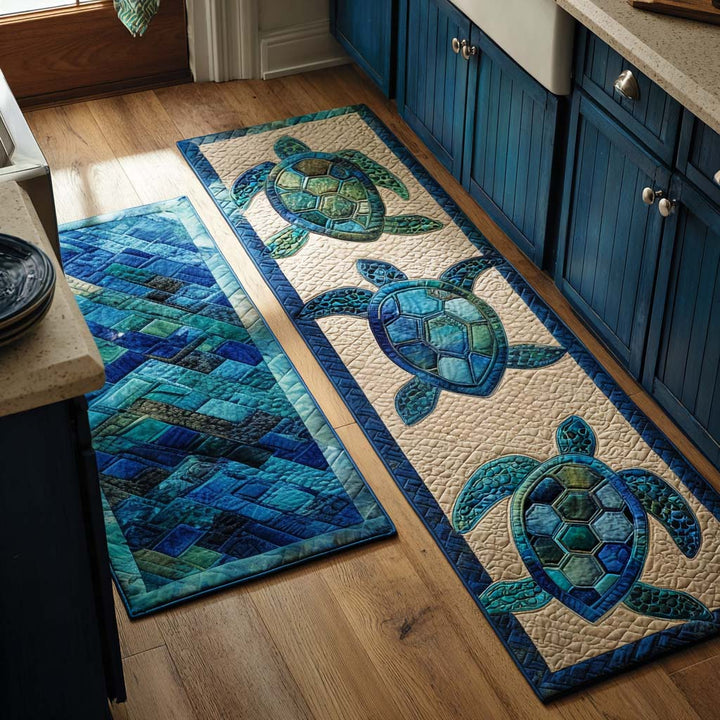 Angela - Coastal Travel Kitchen Mat