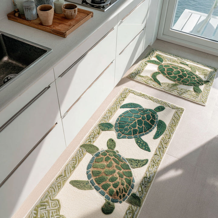 Renske - Breeze Sea Kitchen Mat