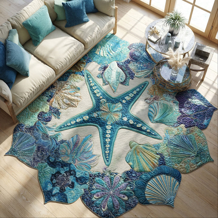 Eline - Customizable Shell-Shaped Decorative Area Rug