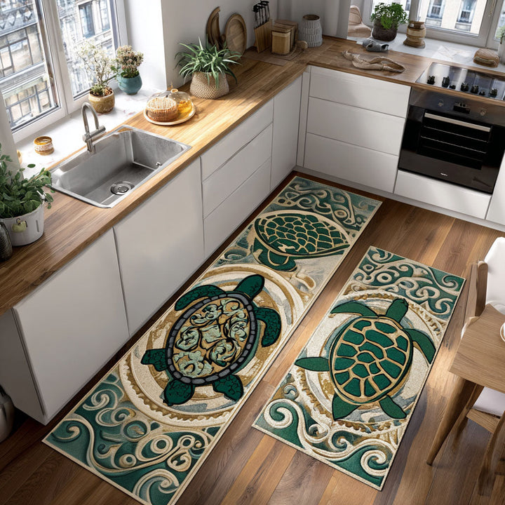 Iris - Refined Shells Kitchen Mat