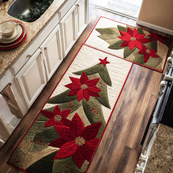 Joke - Winter-Themed Kitchen Mat with Snowy Accents