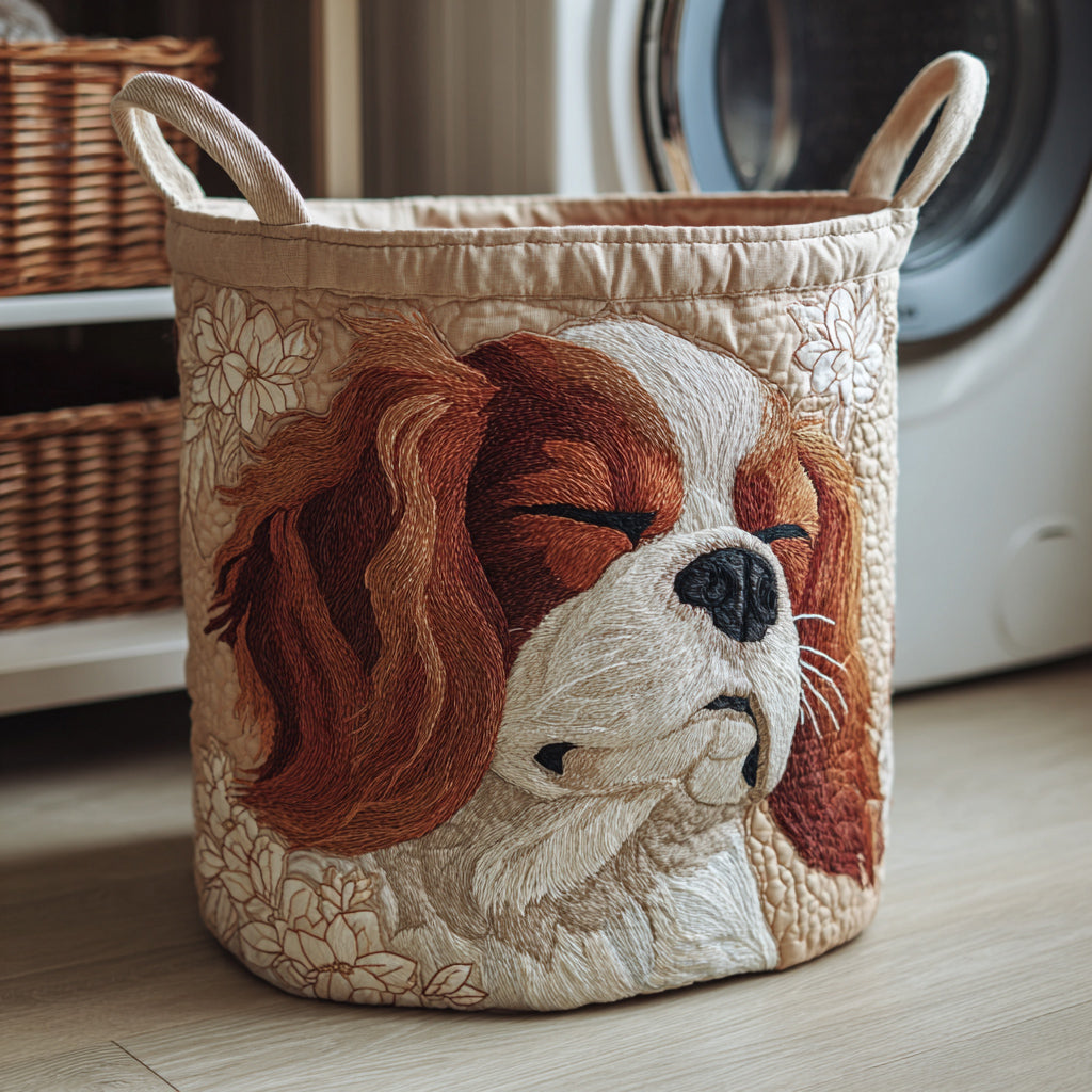 Cavalier King Charles Waskorf Matelassé