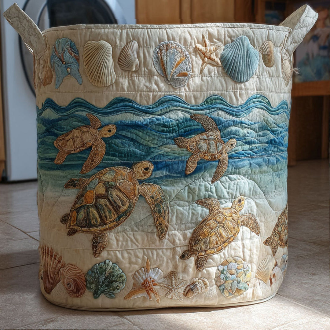 Serene Upholstered Laundry Basket