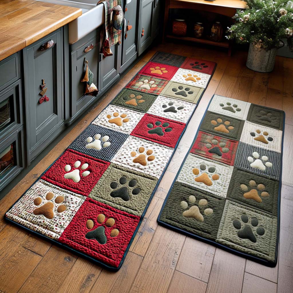 Bo - Paw Print Kitchen Mat