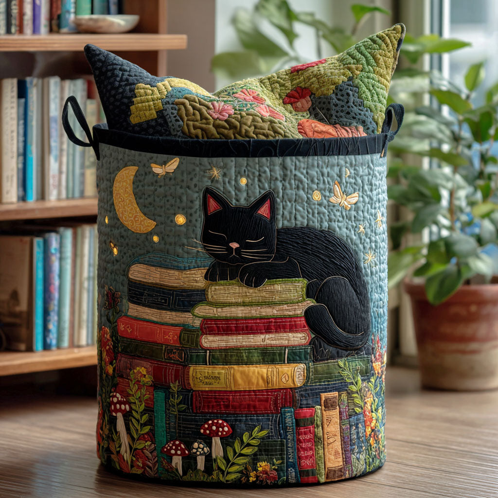 Starryland Books Upholstered Laundry Basket