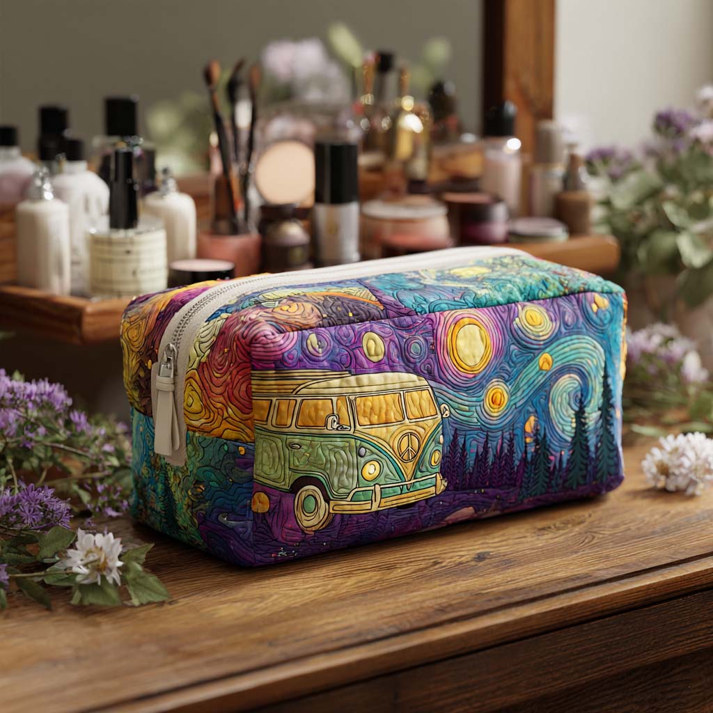 Manon - Star Journey Quilted Toiletry Bag