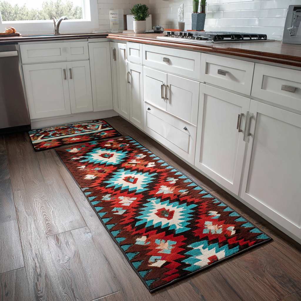 Monique - Light Warm Stone Kitchen Mat