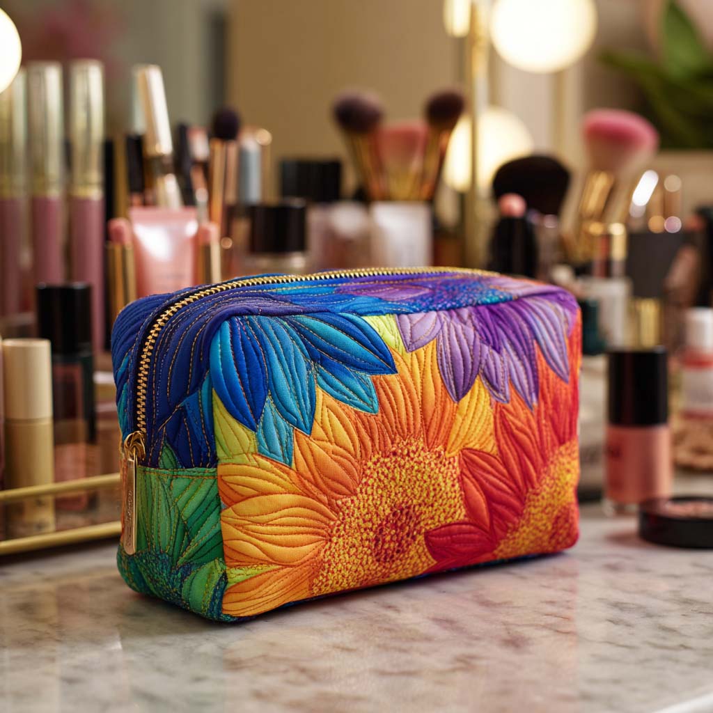 Anouk - Summer Print Quilted Toiletry Bag