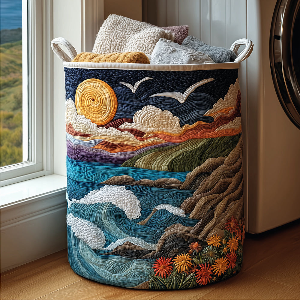Upholstered Laundry Hamper - Côte à l'Aube