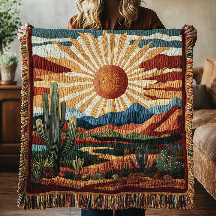 Sanne - Sunset Paths Quilted Blanket