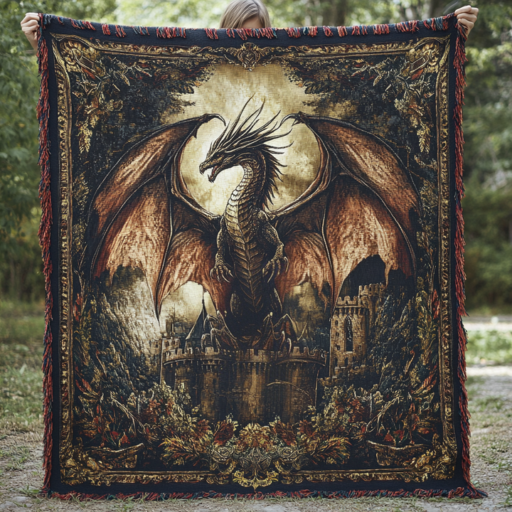 Fien - Enchanted Braided Snake Quilted Blanket