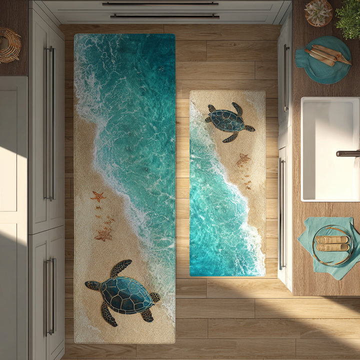 Eline - Wave-Inspired Kitchen Mat for Your Culinary Journey