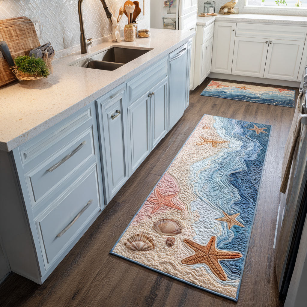 Roelofje - Ocean-Inspired Waves Kitchen Mat