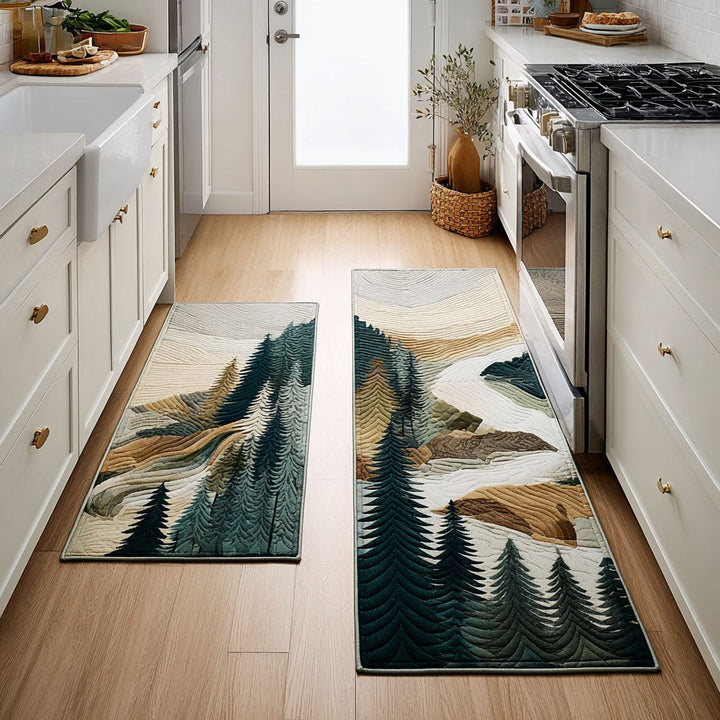 Amber - Forest Rich Kitchen Mat