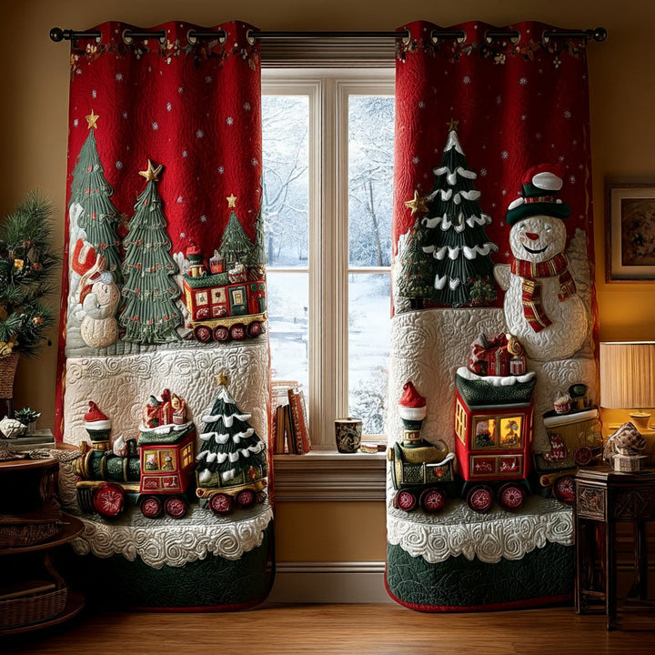 Yvonne - Sparkling Paths Quilted Curtains