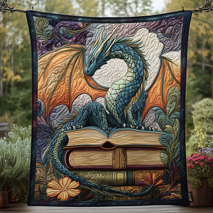 Meike - Twilight Guardian Quilted Blanket