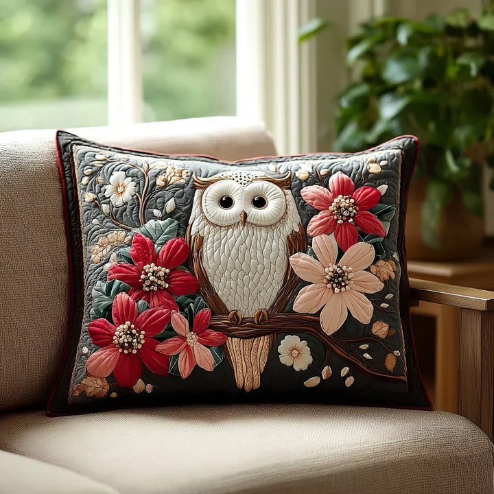 Upholstered Pillow Cover - Murmure du Hibou