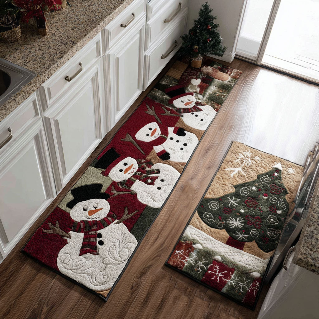 Julia - Classic Winter Kitchen Mat