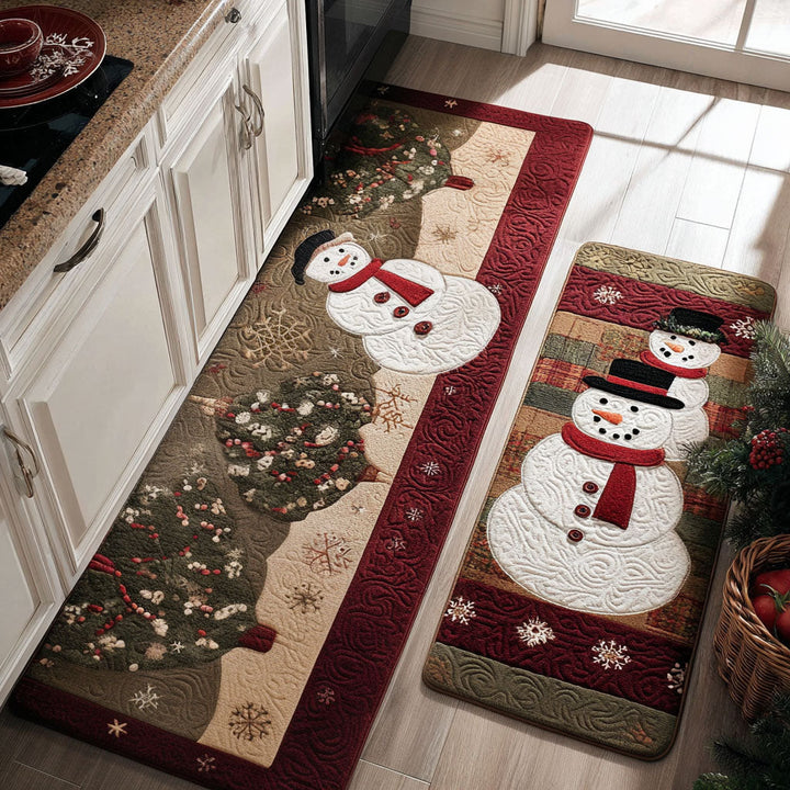Lieke - Cheerful Winter Kitchen Mat