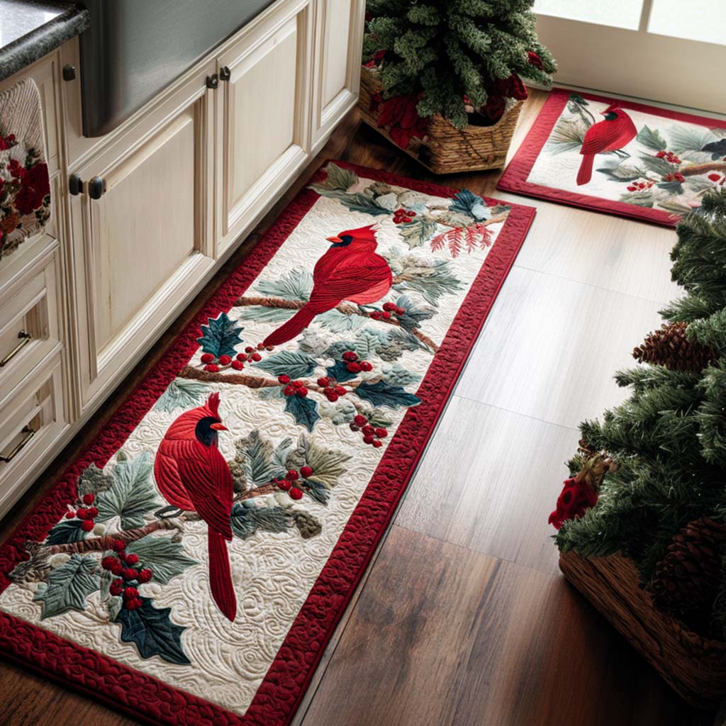 Wobbina - Classic Winter Kitchen Mat