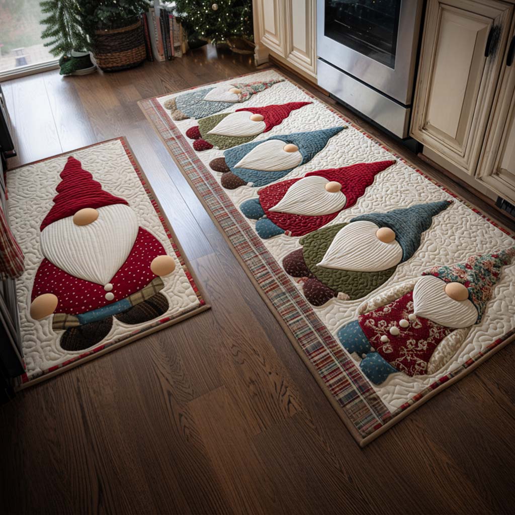 Evi - Christmas Kitchen Mat with a Classic Touch