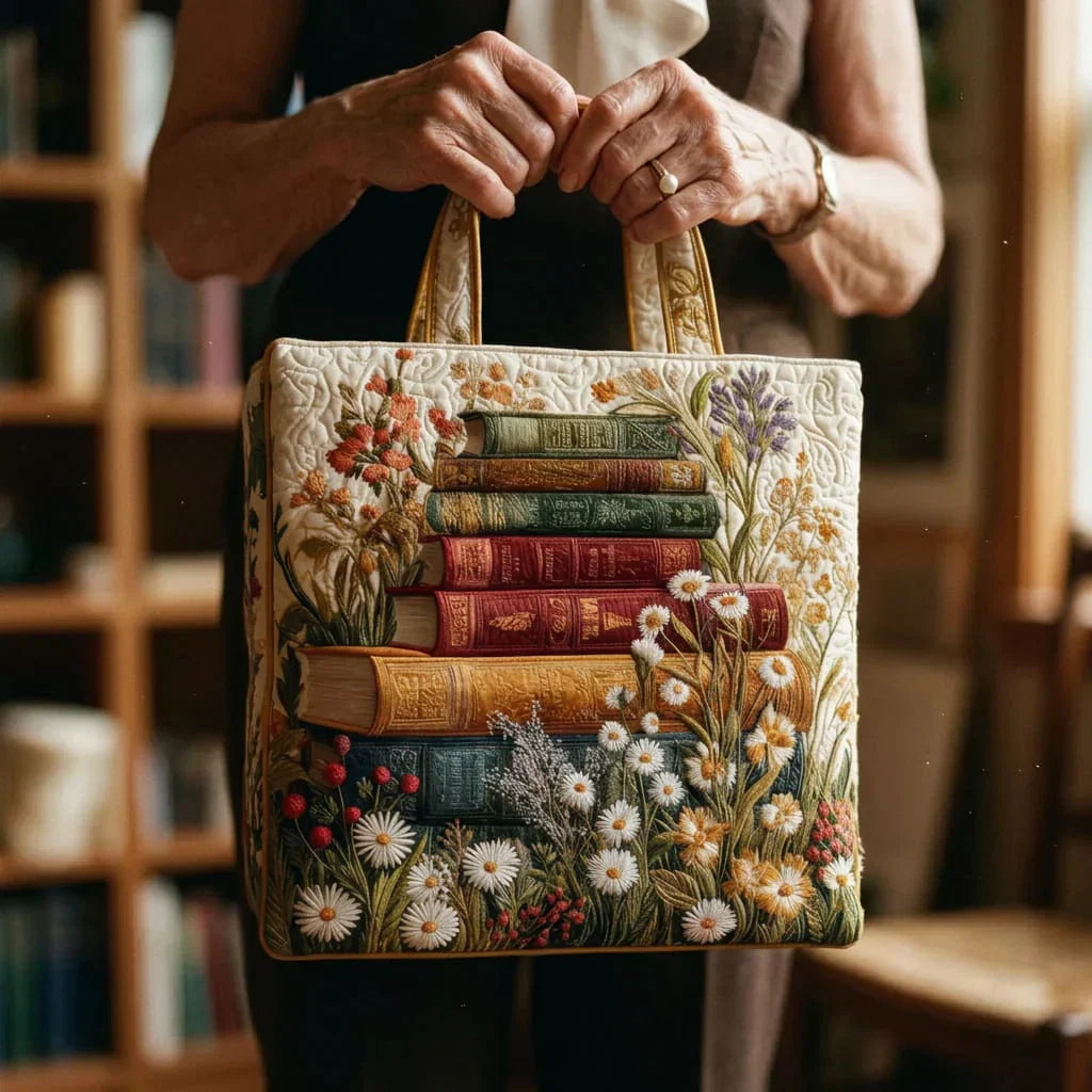 Floral Pattern Handmade Matelassé Bag