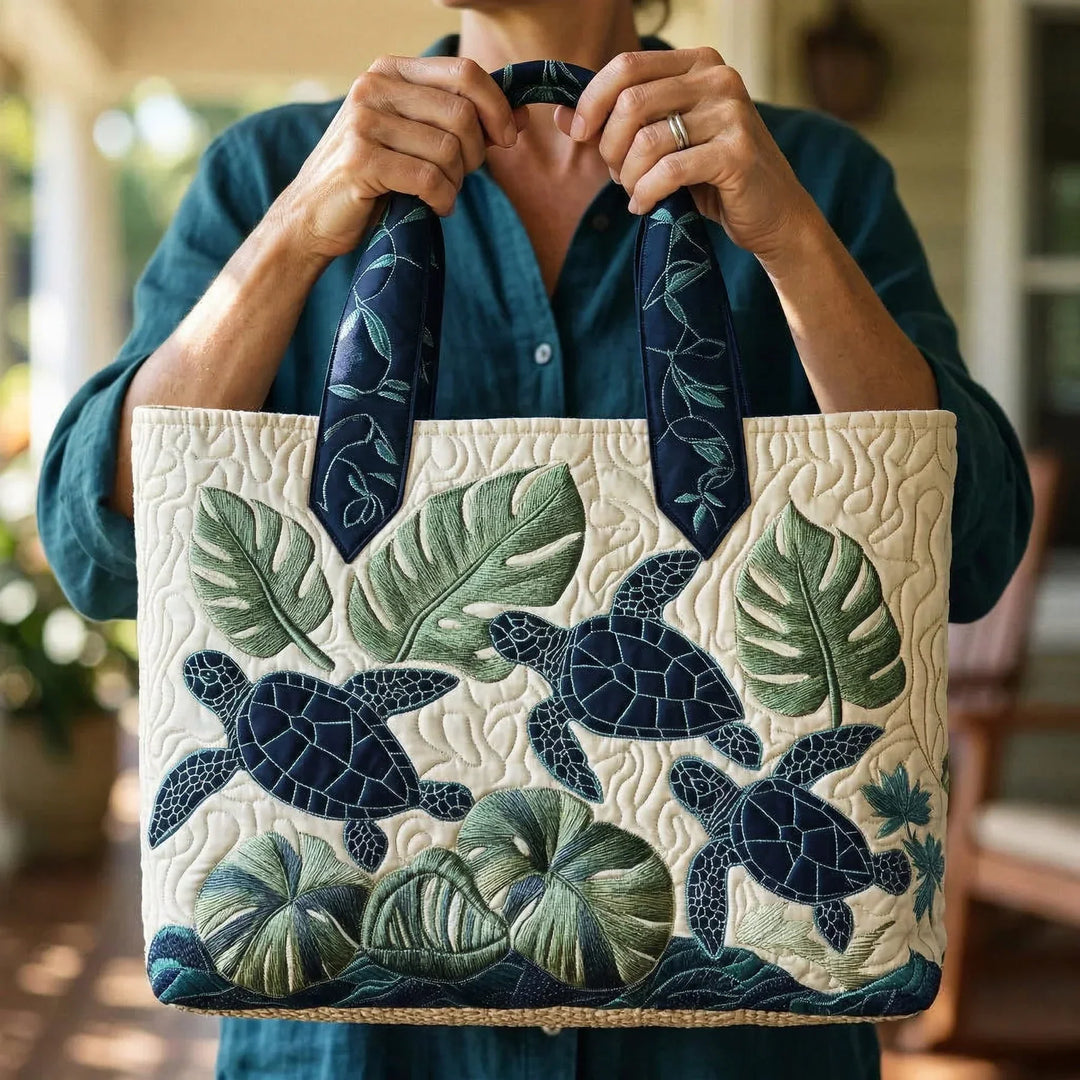 Artisan Tote - Elegance Inspired by the Sea Turtle