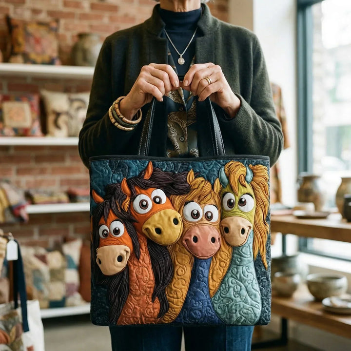 Whimsical Pony-Themed Handmade Bag