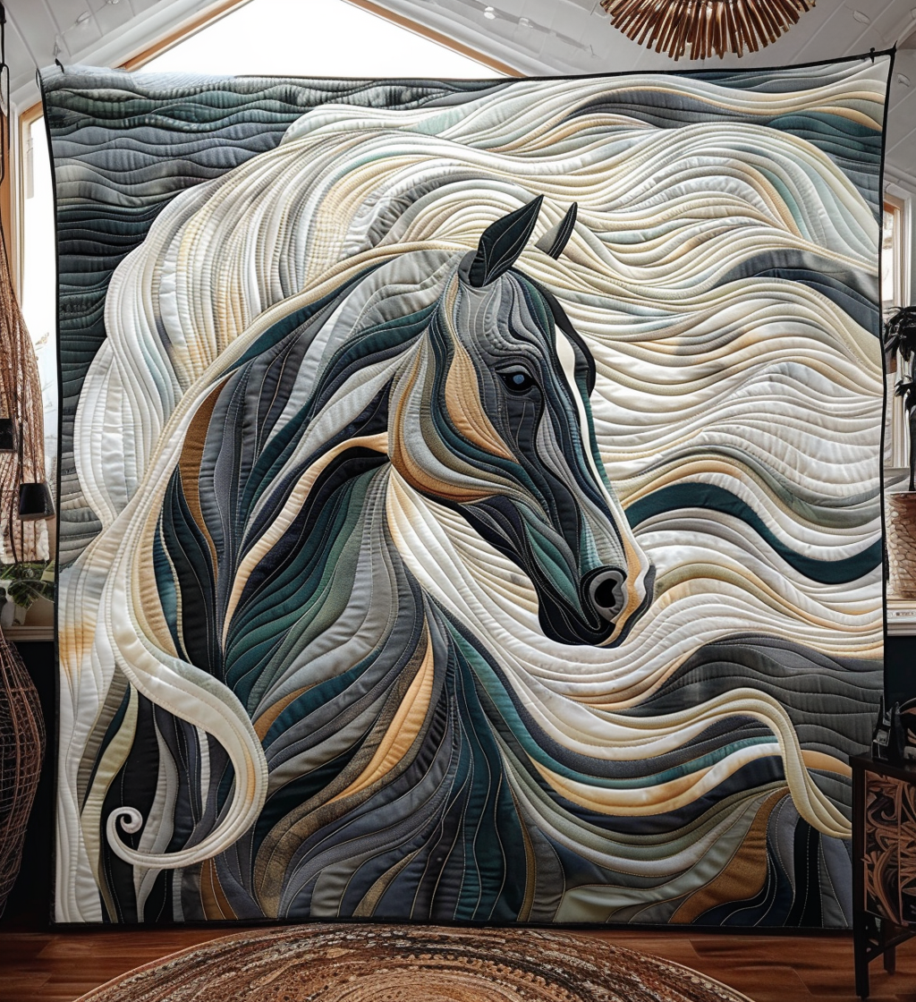 Monique - Graceful Quilted Horse Blanket