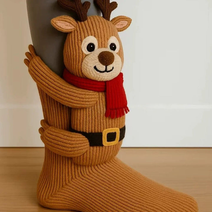 Daniela - Reindeer Patterned Socks