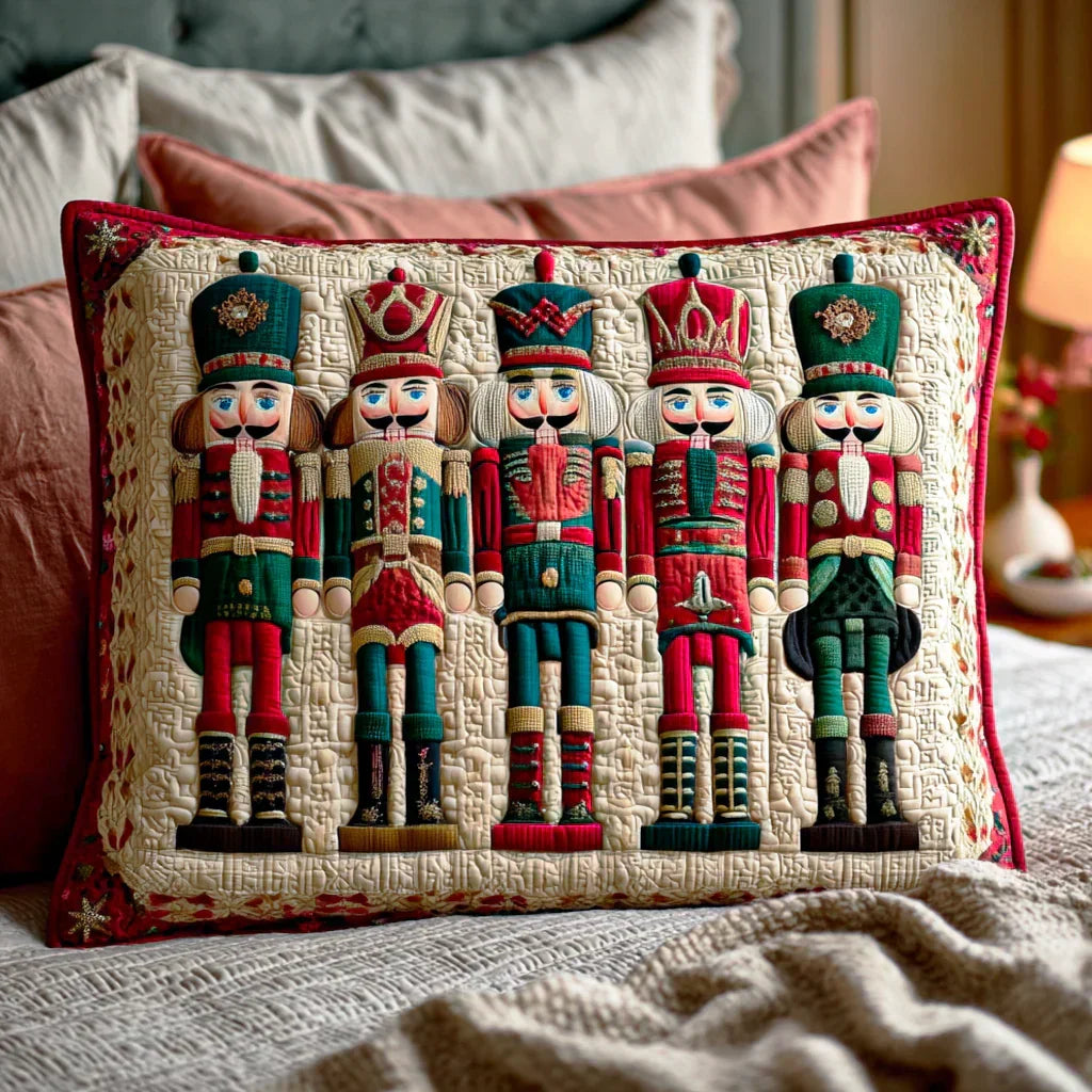 Nutcracker Show Quilted Pillowcase